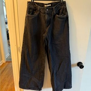 94 baggy wide leg  Jeans in Black - Classic Casual